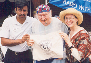 Dr.Abbey with Granpa Al Lewis & Wife 2000